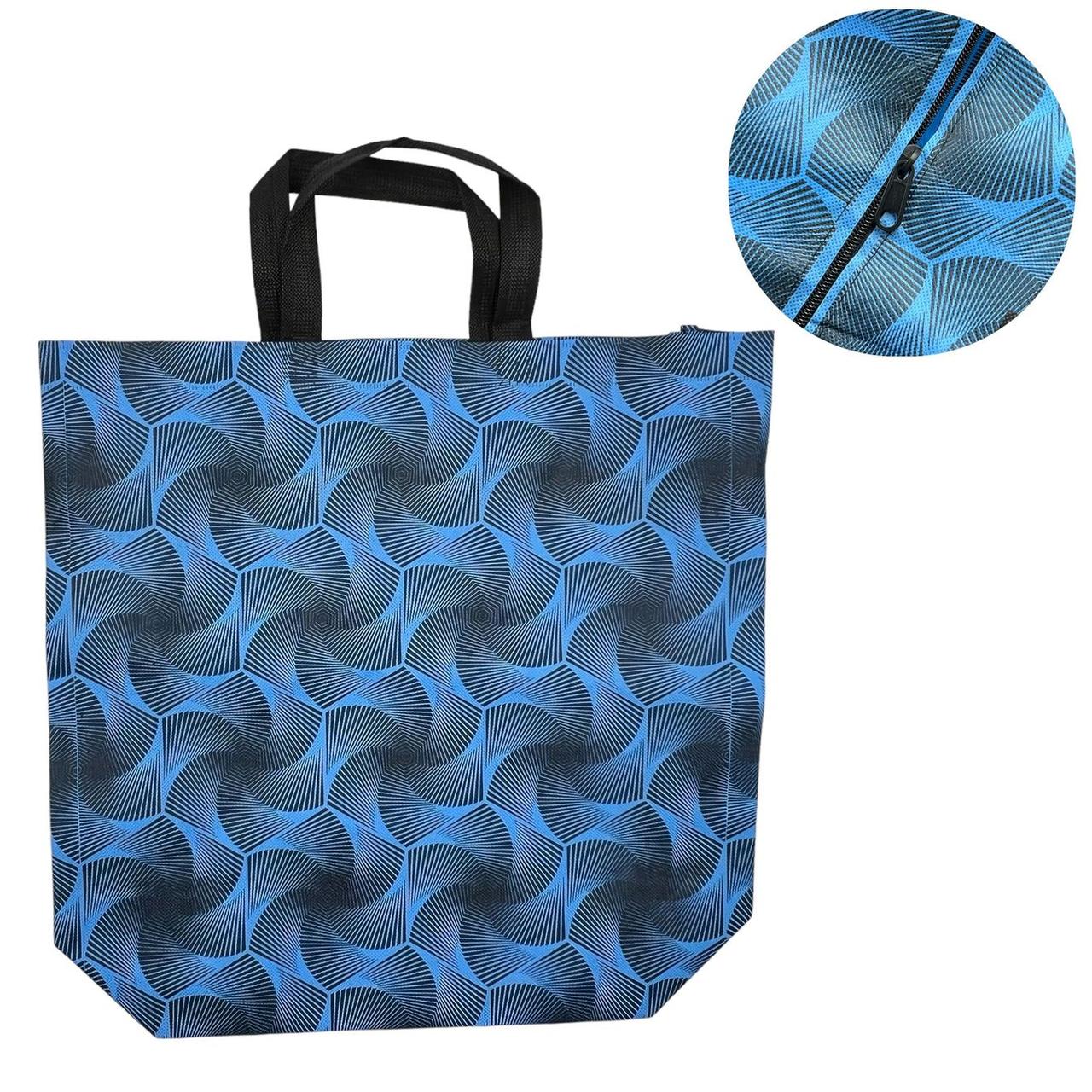 Сумка Еко3 Абстракція з блискавкою