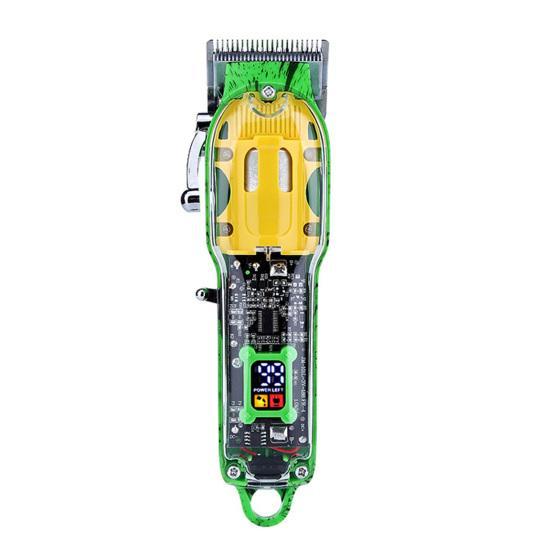 Машинка для стрижки Resuxi Clipper Transparent Green (JM-200-GN)