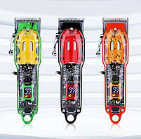 Машинка для стрижки Resuxi Clipper Transparent Orange (JM-200-OG), фото 4