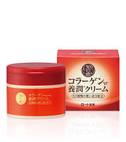 Rohto 50 no Megumi Yojun Aging Care антивозрастной крем с коллагеном, гиалуроновой к-той, Q10, 90 г