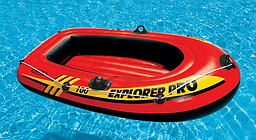 Intex надувний човен "Explorer 100" 160х94х29 см (58355)