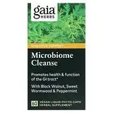 Gaia Herbs, Microbiome Cleanse, 60 веганских жидких фитокапсул в Украине