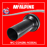 Патрубок для інсталяції довгий каналізаційний 265 мм WC-CON2BL-NOSEAL McAlpine, фото 9