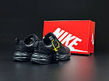 Чоловічі кросівки Nike Air Monarch шкіряні повсякденні для бігу чорні, фото 5