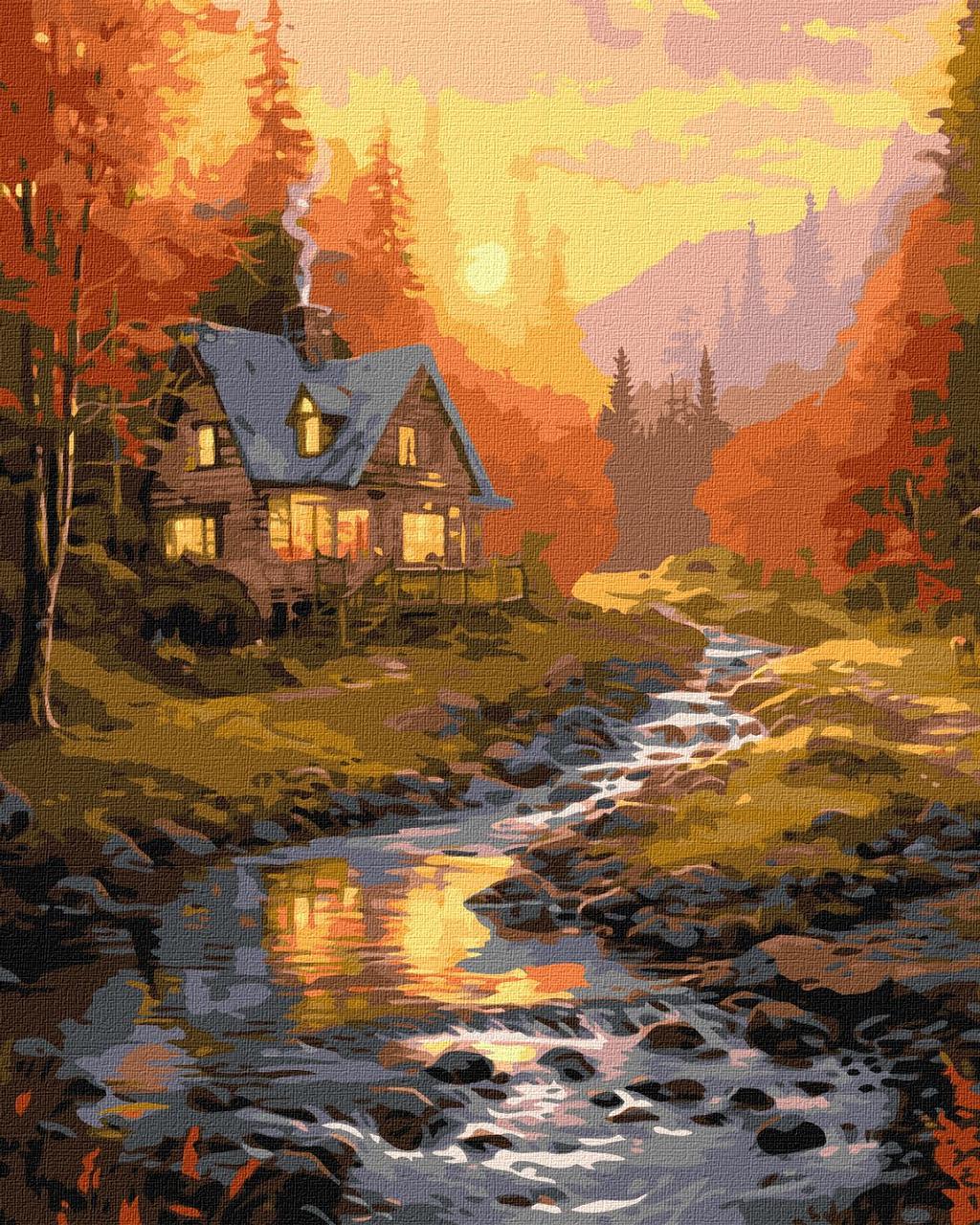 Картина за номерами 40х50 см. Сонячна долина Ідейка. КНО6327
