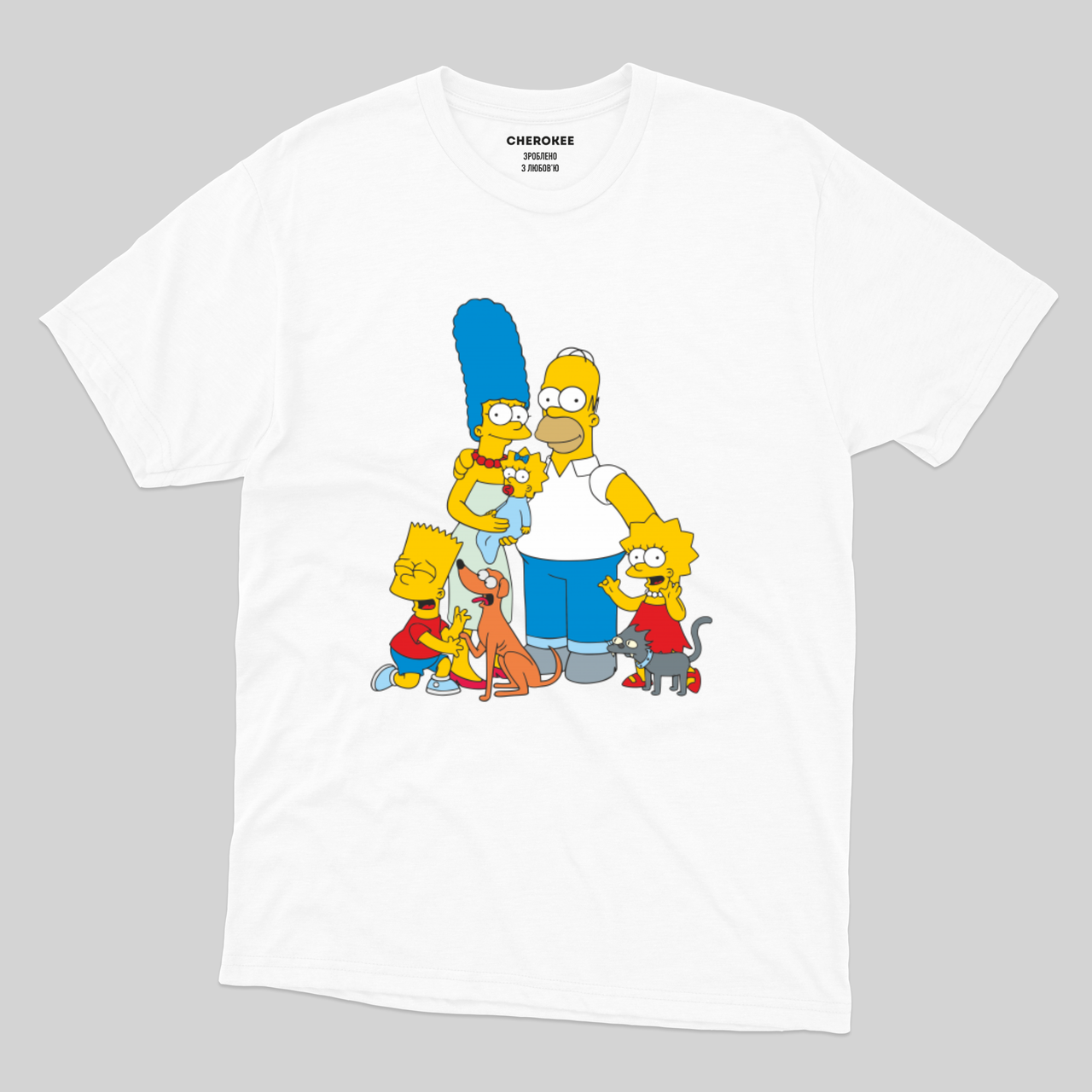 Футболка дитяча з прикольним принтом «Сімпсони», фото 1