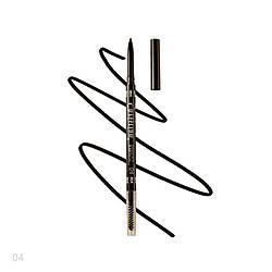 Олівець для брів автоматичний зі щіточкою Eye Brow Pencil Christian CH-25 No 04 Black