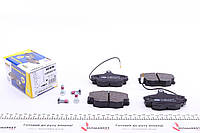 Колодки тормозные (передние) Renault Clio 90-98/11/19/21 84-96/Peugeot 205/309 85-98 (+датчики) код 180554-700