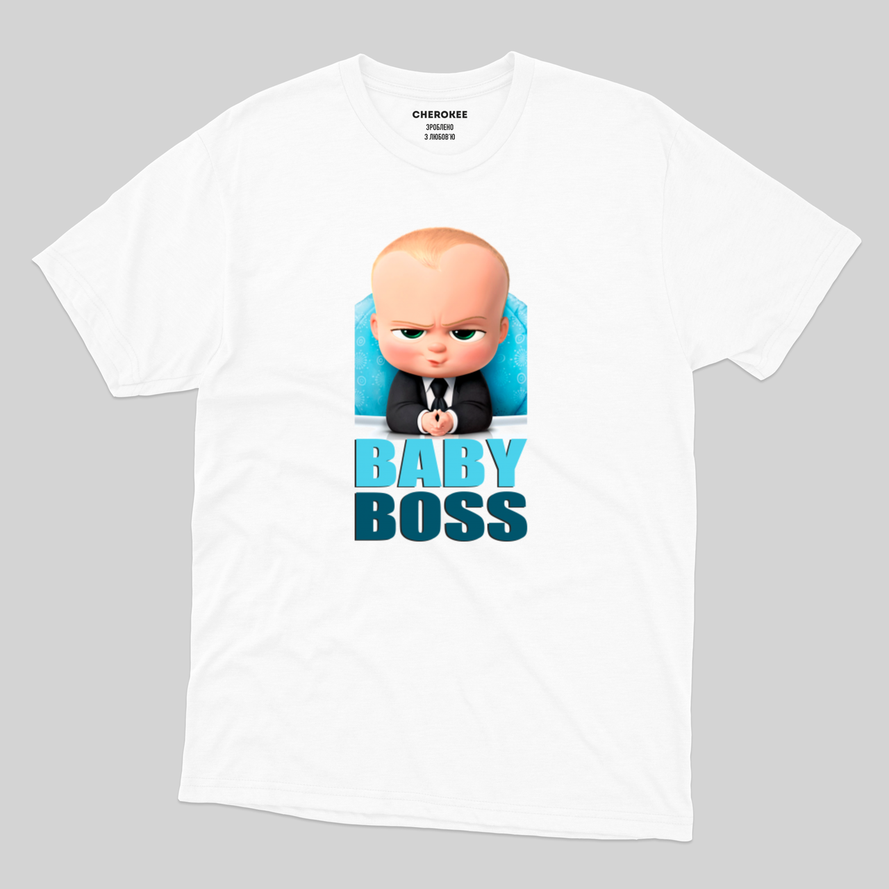 Футболка дитяча з прикольним принтом «BABY BOSS»