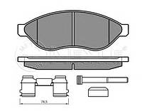 Колодки тормозные (передние) Citroen Jumper/Fiat Ducato/Peugeot Boxer 06- код 025 244 6819/W1