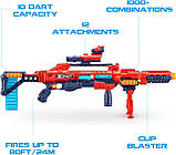 Скорострільний бластер X-Shot Excel Regenerator Foam Dart Blaster Снайперська Гвинтівка Кулемет Zuru 36351-2022, фото 7