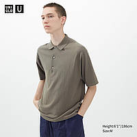 Футболка-поло Uniqlo на пуговицах оригинал