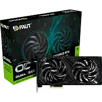 Видеокарта Palit GeForce RTX 4060 Dual OC (NE64060T19P1-1070D) Black