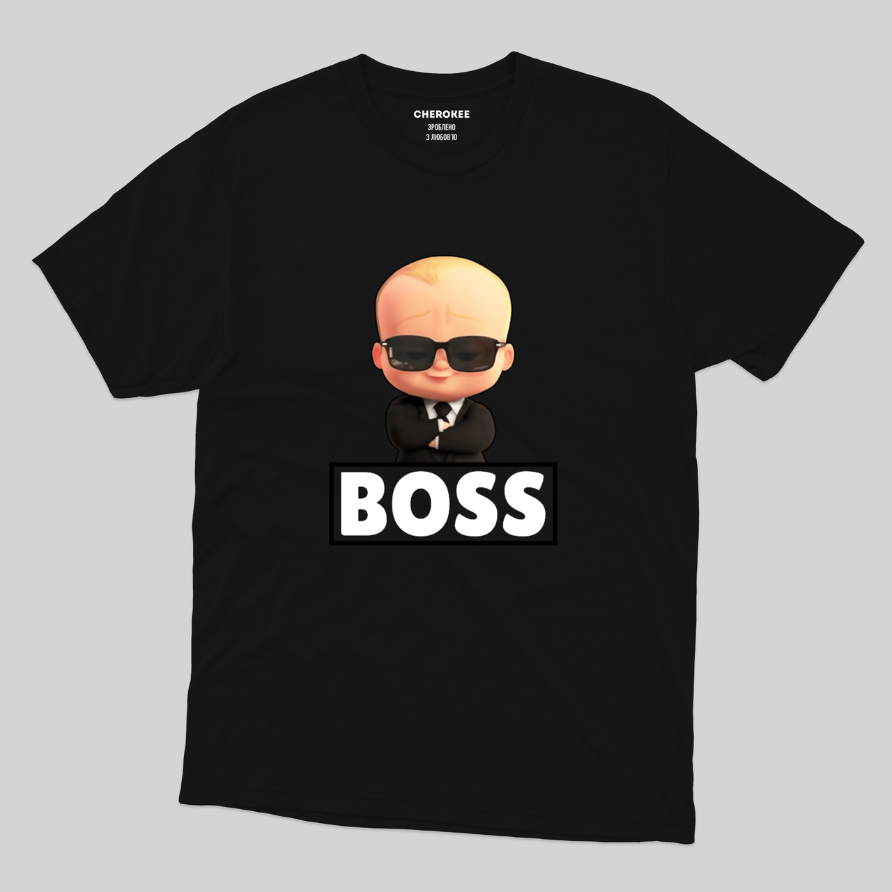 Футболка дитяча з прикольним принтом «BOSS»