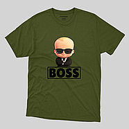 Футболка дитяча  з прикольним принтом «BOSS», фото 4