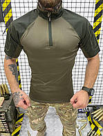 Мужская тактическая боевая рубашка убакс oliva, Летняя полевая армейская кофта ubacs олива