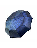 Парасолька напівавтомат жіноча Bellissimo M524 жакардова на 10 спиць Синій, фото 2