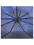 Парасолька напівавтомат жіноча Bellissimo M524 жакардова на 10 спиць Синій, фото 5