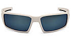 Окуляри захисні Venture Gear Pagosa White (ice blue mirror) Anti-Fog, дзеркальні сині в білій оправі, фото 3