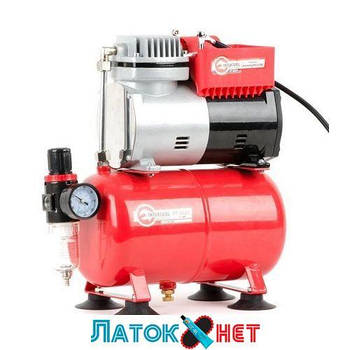 Компресор безоливний 4 л 0,3 кВт 220 В 3,2атм 50 л/хв PT-0001 Intertool