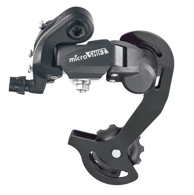 Задній перемикач MicroSHIFT RD-M21S 6/7s, коротка лапка, зірка 13T-32T, ємність 37Т