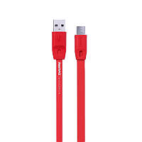 Кабель Remax RC-001m USB МicroUSB Full Speed 1м червоний