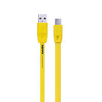 Кабель Remax RC-001m USB МicroUSB Full Speed 1м жовтий