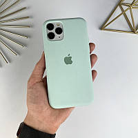 Силиконовый чехол на Айфон 11 про с закрытым низом | iPhone 11 Pro Turquoise (17)