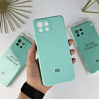 Силиконовый чехол для Xiaomi Mi 11 Lite Sea Blue (21)