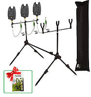 Набір РОД ПОД на 3 вудилища Сигналізатор 3шт Свінгер 3 шт комплект + чохол