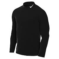 Футболка-лонгслив теплая компресионная Nike Pro Warm Men's Long-Sleeve Mock-Neck Training Top (DQ6607-010)