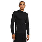 Футболка-лонгслів тепла компрессійна Nike Pro Warm Men's Long-Sleeve Mock-Neck Training Top (DQ6607-010), фото 3