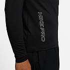 Футболка-лонгслів тепла компрессійна Nike Pro Warm Men's Long-Sleeve Mock-Neck Training Top (DQ6607-010), фото 7