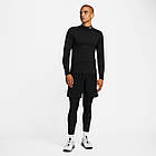 Футболка-лонгслів тепла компрессійна Nike Pro Warm Men's Long-Sleeve Mock-Neck Training Top (DQ6607-010), фото 8