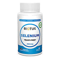 Селен Selenium Biotus без дрожжей 200 мкг 100 капсул UQ, код: 7290210