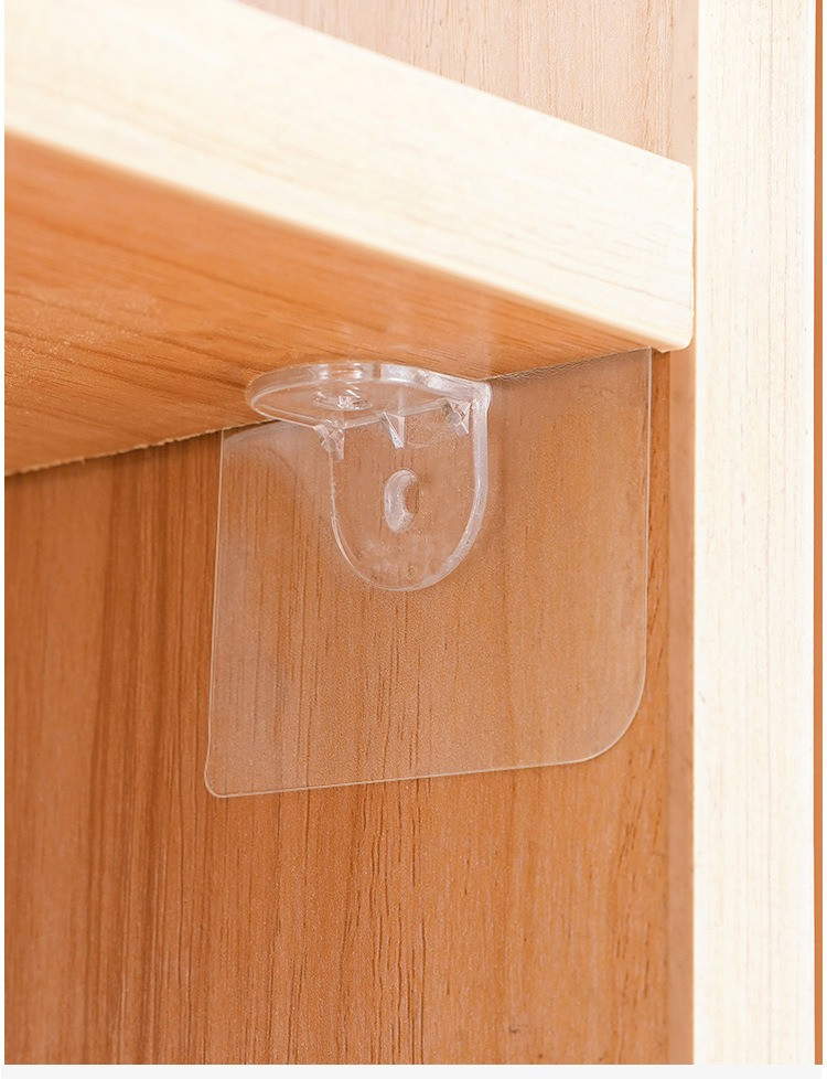 Універсальний тримач на самоклеючій основі, кронштейн для кріплення полиці без дюбелів та шурупів