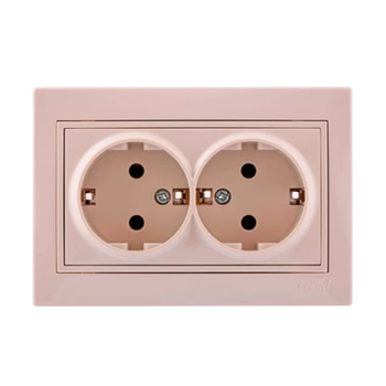 Внутрішні розетки білі та крем.