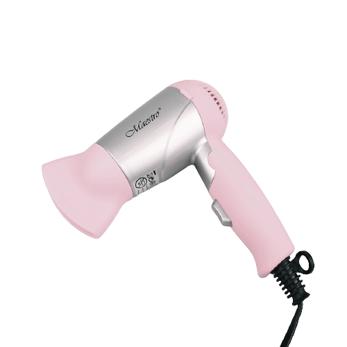 Фен для волосся 1200W (2 швидкості/2 темпер.режими) MR-201-PINK Maestro, фото 1
