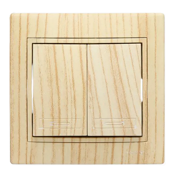 MIRA дуб вибілений матовий Вимикач внутрішній 2кл Лезард