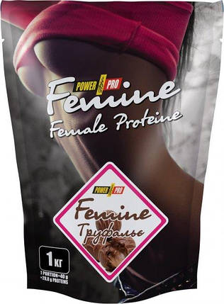 Протеїн Power Pro Femine-Pro 1 кг Труфальє, фото 2
