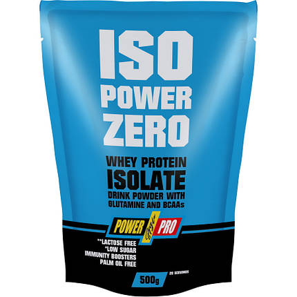 Протеїн Power Pro Iso Power Zero 500 грам Полуниця з вершками, фото 2