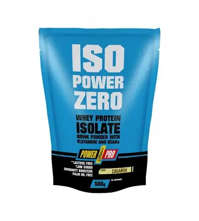 Протеїн Power Pro Iso Power Zero 500 грам Сабайон, фото 2