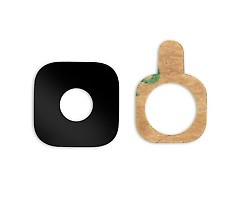 Скло камери для телефону Samsung J600 Galaxy J6, чорне