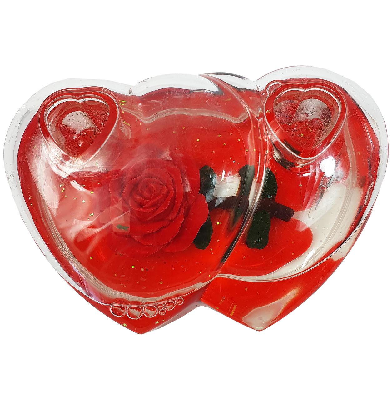 Подставка для ручки в форме Сердца Розы внутри на День святого Валентина - фото 3 - id-p1909396471
