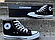 Стильні кеди високі весна-осінь чорні з білим Converse all star, фото 3