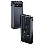 Power Bank TORIMA TRM-1021 20000 mAh з ліхтариком Портативний зарядний пристрій Black, фото 2