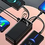 Power Bank TORIMA TRM-1021 20000 mAh з ліхтариком Портативний зарядний пристрій Black, фото 6