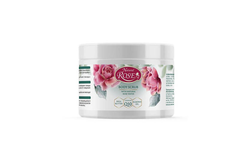 Скраб для тіла Natural Rose Q10 від Arsy Cosmetics 350 мл, фото 1
