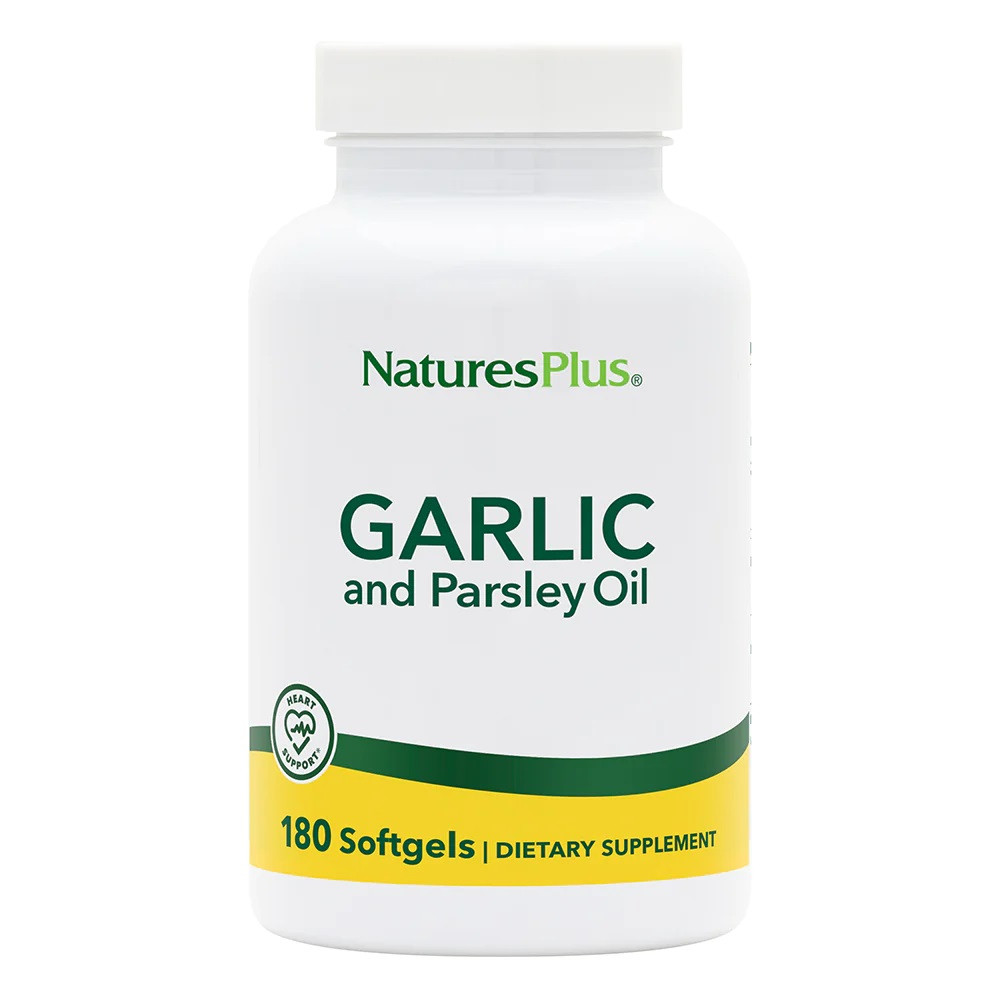 Garlic and Parsley Oil Natures Plus, 180 софтгель