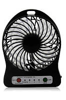 Мини вентилятор mini fan XSFS-01 с аккумулятором 18650 Black